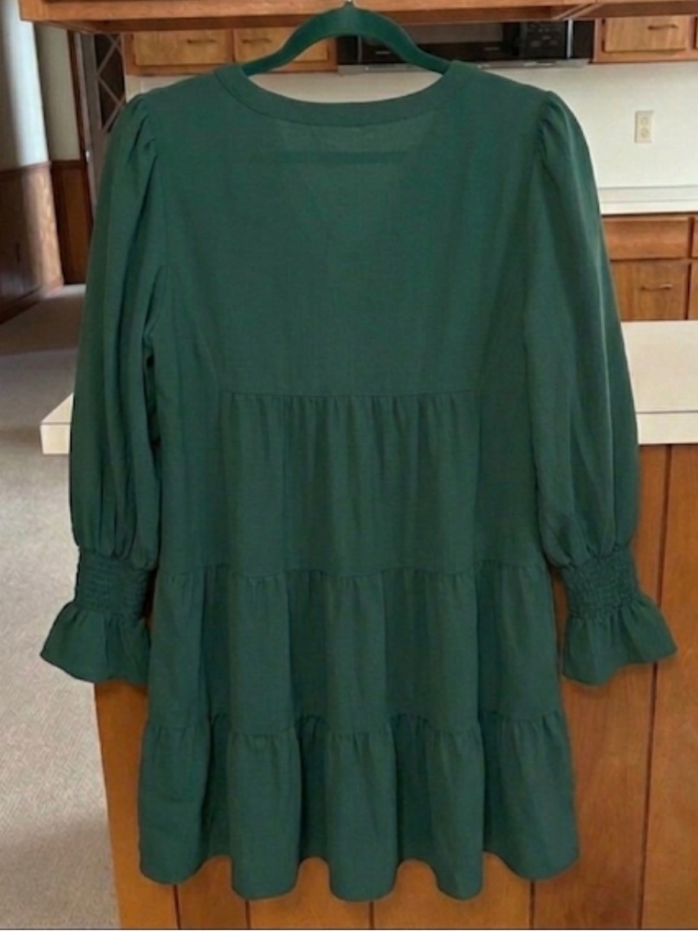 Pomander Place Tuckernuck Emerald Green Tiered Babydoll Mini Dress XXXL 3X
FF - Picture 3 of 13